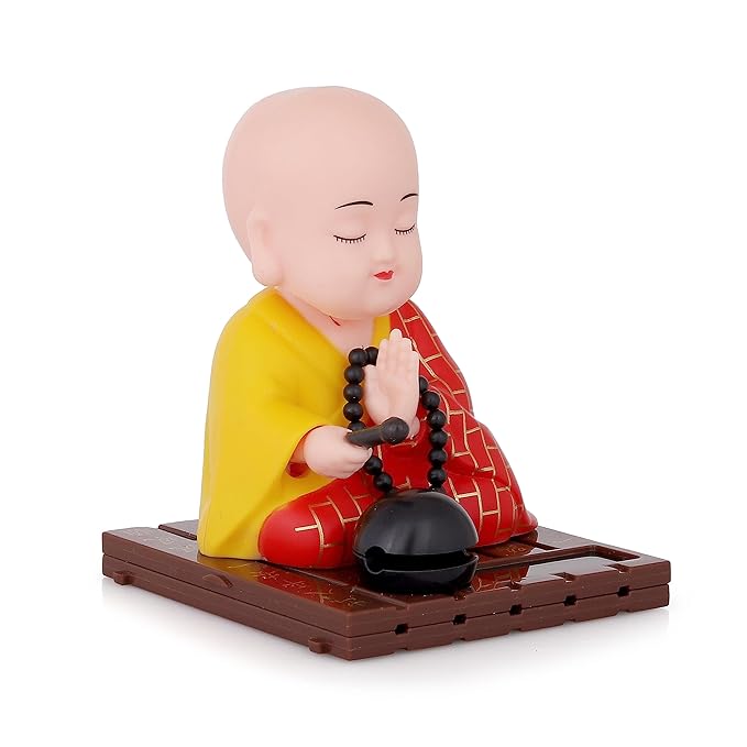 Solar Powered Moving Buddha Idol β Positive Vibes, No Battery Needed
