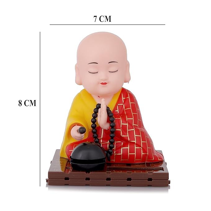 Solar Powered Moving Buddha Idol β Positive Vibes, No Battery Needed